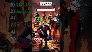 DC Quiz! You are not a true DC fan if you can't name these villains!