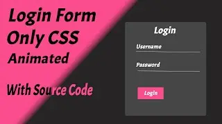 Login Screen With A Neon Button Snippet using Only CSS 2021