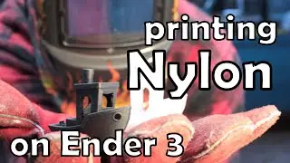 Printing (carbon fiber) Nylon on an Ender 3