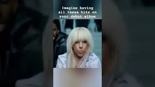 Lady Gaga had hit after hit on her debut album #ladygaga #debut
