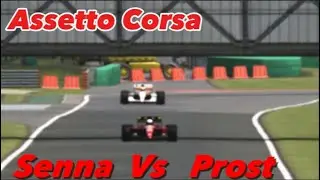 【Assetto Corsa】  Senna MP4/6B VS Prost Ferrari 643 Battle!