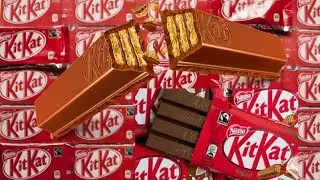 Yummy Kitkat chocolate made in factory  video !!! #kitkat #whatsinside #howitsmade  #chocolates