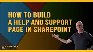 How to Build a Help and Support Page in SharePoint | SharePoint Tutorial