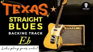 HALF STEP DOWN Texas Straight Blues backing track - Jam in Eb