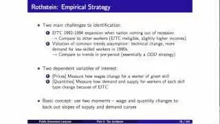 Topic 2: Tax Incidence Part 2 | Economics 2450A: Public Economics