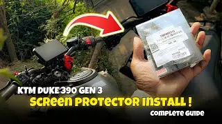 KTM Duke 390 Gen 3 Screen Protector Install | Complete Step-by-Step Guide