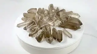 Smoky Quartz with Rutile Rough Point From Brazil