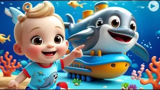 Dolphin Drives Submarine Ride | Fun Underwater Kids Song | Magical Ocean Adventure Rhyme