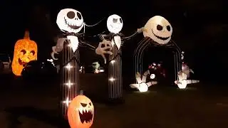 Josh the Inflatable and Tractor Guys 2022 Halloween Inflatable Display