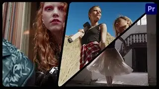 Split Screens Slideshow Opener Mogrt 🎞️ Premiere Pro Templates