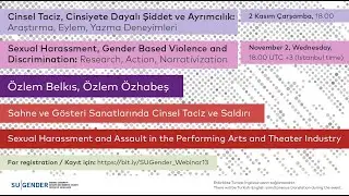 Cinsel Taciz, Şiddet, Ayrımcılık/Sexual Harassment, Violence, Discrimination 13:Ö. Belkıs, Ö.Özhabeş