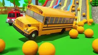 Amazing Car Cartoon: Learn Colors & Numbers for Kids