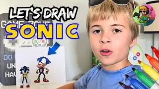 Let's Draw Sonic! #sonic #drawing #sonicdrawing #sonicmania #howtodrawsonic #sonicgameplay