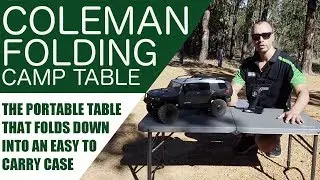 Coleman Deluxe Utility Table - Strong Lightweight Vacuum Moulded Table Review