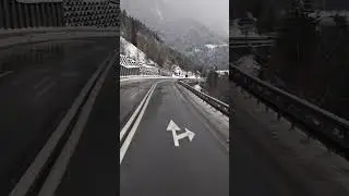 Tunel Frejus spre Lyon Franța 