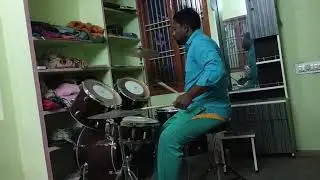 #Aakasamlo oka taara covered on #jazz drums