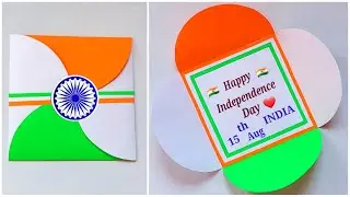 Last Minute Independence day card ideas / DIY Independence day card making ideas very easy handmade