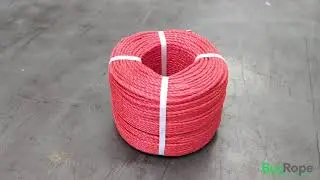 6mm Red Polypropylene Rope (220m Coil)