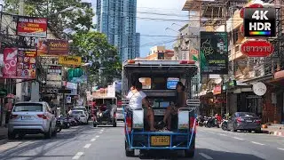 【4K HDR】Pattaya Daytime 🇹🇭 Beach Road & Walking Street | Live City Sound
