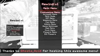 MW2 Rewind V1 Beta Mod Menu Showcase (PS3)