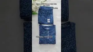 Knitted Cotton Women's Night Suits with Pocket | Night Dress #cotton #nightsuit #nightdress #knitted