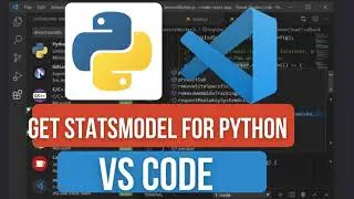 Как установить Statsmodels для Python в VS Code | Статистическое моделирование и анализ данных на...