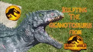 Sculpting The GIGANOTOSAURUS From Jurassic World Dominion | Handmade Clay Dinosaur