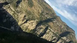 My experience of the Belgrade to Bar train journey - a snapshot of the route through Montenegro