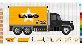 Labo Construction Truck | Closed body Container Truck #truck 