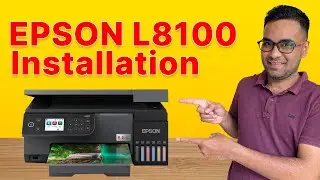 Epson L8100 printer setup | Best printer for shop use