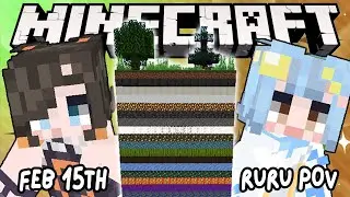 【MINECRAFT】100 LAYER OF PAIN CHALLENGE - Ruru's POV