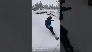 🏔️🏂🔥🔥 #snowboarder #snowboarding #wintersports #backcountry #explore #adrenaline #fun