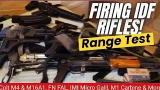 IMI Galil, AK 47, M1 Carbine, Colt M4, FN FAL, M16A1 and MORE Israeli History + Live Range Fire
