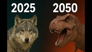Dinosaur And Dire Wolf 🦖🐺 What If They Return In 2050? | Future Science