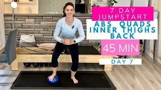 7 Day Jumpstart - Day 7 | Barre with Abs, Quads, Inner Thighs, and Back