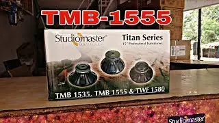 STUDIOMASTER TMB 1555 SPEAKER UNBOXING & REVIEW