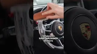 😳 So dreckig! Porsche Lenkrad Reinigung Vorher Nachher Wahnsinn!