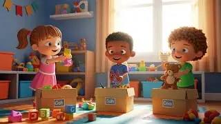 Clean Up Your Toys Song for Kids | Good Habits Nursery Rhyme, Baby Songs & Kids Music 🧸🧹🎶