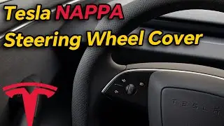 Tesla NAPPA Leather Steering Wheel Cover | Slim Luxury Fit for Model 3 & Y | Highland & Juniper