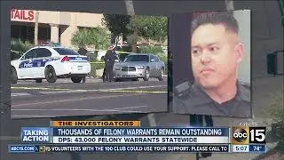 Thousands of felony warrants remain outstanding in AZ