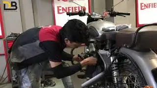 Royal Enfield classic 350 Gunmetal Grey ABS Стоимость первого обслуживания | Что они делают???