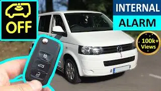 VW T5 How to Turn off Interior Monitoring Alarm System using VW Alarm Button
