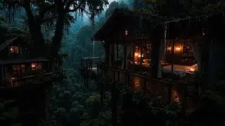 🔴 LIVE 12 Hours Forest Rain Sounds 🌧️🌲 | Deep Sleep, Relaxation & Peaceful Night Ambience