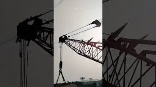 #pipeline #water #High# tension# work #sany# crane #💦 🌊🌊🌊