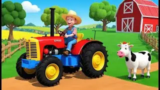 Old MacDonald Rides a Flying Tractor | Fun and Colorful Kids Nursery Rhyme Animation
