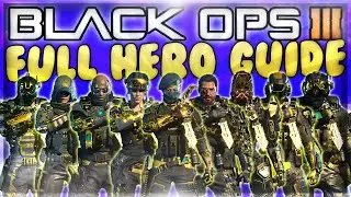 Black Ops 3 - All 9 Specialist Characters Gold 