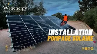 Installation de pompage solaire