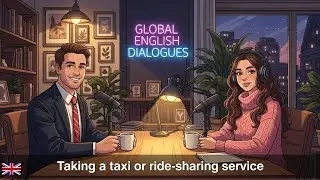 ✨🔥Taking a Taxi in English | Easy Ride-Sharing Conversation for Beginners. 🔥✨