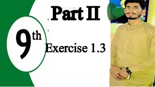 Exercise 1.3 part II