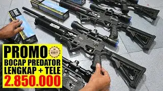 Promo harga senapan angin pcp bocap predator 500cc seri np dan teleskop murah